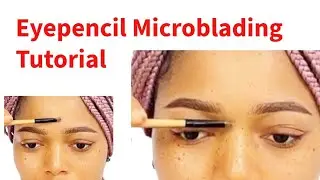 OMG Microblading with Eyepencil / How to draw your Eyebrows #microblading #eyebrowtutorial #beauty 