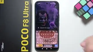 Poco F8 Ultra: Как установить фото в качестве темы клавиатуры