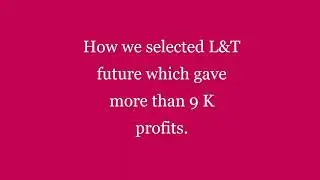 GV's Simple Trading - L&T Future 130820