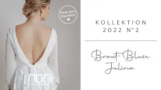 Brauttop I Braut Bluse Julina mit Amelie Blumenrock I noni Brautmode