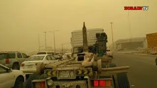 Riyadh city | Dust storm in Saudi Arabia 2018 | Zorain tv