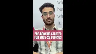 🔰PRE-BOOKING STARTED FOR 2025-26 !!! #prebooking #PrebookingStarted #2025Admissions #2025admission