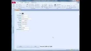 Access Forms Masterclass 2 - Custom Record Counter