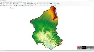 Carte topographie Arcmap