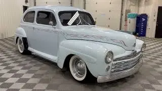 1947 Ford Tudor C4242 Cold Start and Walk Around