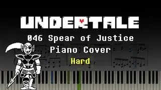 Undertale - 046 Spear of Justice - Hard (Piano/Synthesia)