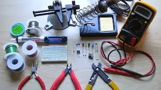 Day 1 of learning basic electronics... 👍  Today's we learn about electronics hand's tools