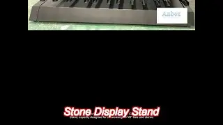 12 sliding metal stone display stand wing marble display stand 24 x 48in