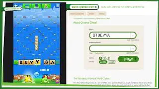 Tutorial: Word Chums Cheat at word-grabber.com