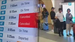 Fourth of July travel impacted by flight cancellations, busy terminals, storms