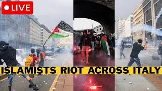 🚨 BREAKING: Islamists BURN DOWN Italy As Meloni Refuses To Recognise 'Palestine'