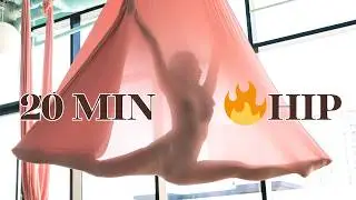 20 MIN Hip & Glute Workout🔥Finally Nail Your Aerial Splits & Spins [No equipment]
