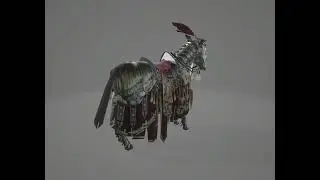 Low-Poly model of Knight Horse for Game | #StallionProductionsLimited | #commission #3dmodel