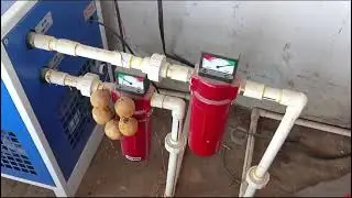 APPLE SINGLE CHUTE DAL SORTEX 3HP COMPRESSOR  DRYER COMPLETE PACKAGE ADDANKI LOCATION ANDHRAPRDESH