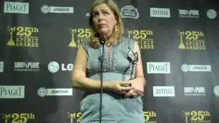 Lone Scherfig at 25th Film Independent Spirit Awards (2010)