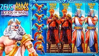ZEUS VS HADES BUT EVERY BONUS BUY GETS MORE EXPENSIVE! (INSANE LUCK)