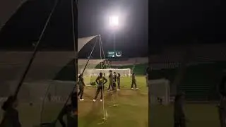 At Gaddafi stadium Big screen celebration Pakistan-Saudia defense agreement 🤝