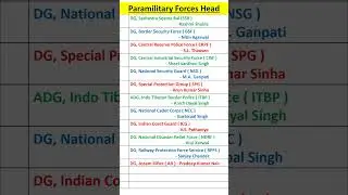 paramilitary forces head