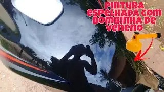 aprenda a fazer pintura espelhada com (bombinha de veneno)@pinturaautomotivapassoapasso
