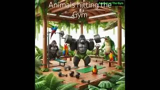 Animals at the Gym #animals #3danimation #ai #Gym #shortsfeed #shortsviral #shorts