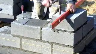 BUILDING TUTORIAL PART1 CH 3 BRICKLAYING FOUNDATION WALLS