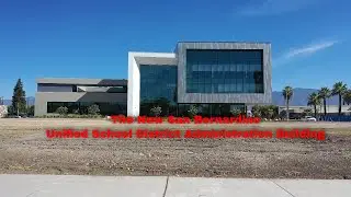 The New San Bernardino Unified School District Administration Building #recoveryonedrone