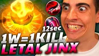🤮¡SUPER LETAL JINX con 1 ULTI CADA 12 SEGUNDOS y +62000 DAÑO! la *NUEVA FORMA* de DAR ASCO en TOP