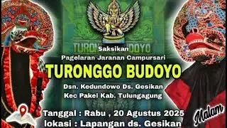 Live Jaranan TURONGGO BUDOYO || Lap.Gesikan Pakel Tulungagung