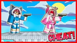 BLIND SHOT!! TAPI ATUN PAKE CHEAT BUKA MATA PRANK MOMON !! Roblox