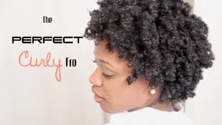 The PERFECT CURLY 'Fro on 4C Hair