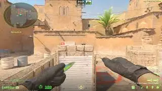 perfect flash B de_dust2