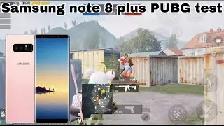 Samsung Galaxy note 8 plus PUBG test in 2024 | fps and graphics test with fps meter | PUBG mobile