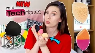 TESTING 3 NEW REAL TECHNIQUES SPONGES! | First Impressions & Review