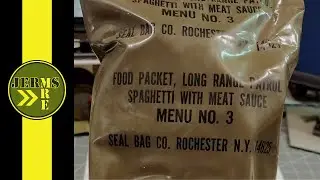 The Horror: Vintage 1975 US Long Range Patrol Spaghetti Ration Revealed