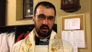Don Diego Ongaro, parroco di San Giovanni Bianco