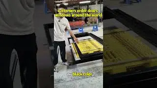 🔥Custom Aluminum doors & windows for export to Nigeria✨ in#Aluminum#casement#windowmanufacturer