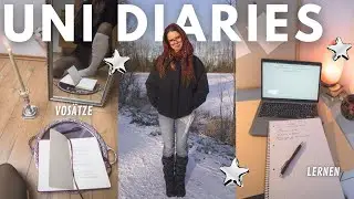 UNI DIARIES | Vorsätze, Lernen und Deko und Klamotten Haul