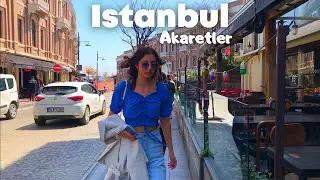 Istanbul 2022 Besiktas Akaretler Walking Tour | 15 April 2022 | HD