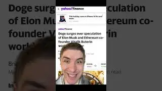 Dogecoin surges&hellip;Elon Musk working with Ethereum founder Vitalik Buterin? 🤩 #shorts