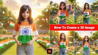 How to Create a 3D Image for 26 January Republic Day Using AI