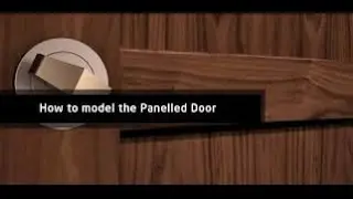How to modeling Panelled Door