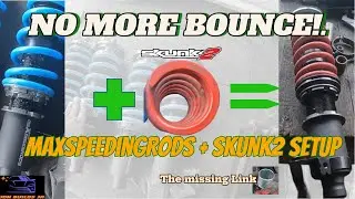 Fixing the Bounce! MaxpeedingRods 24-Way Suspension + Skunk2 Pro S2 Springs Install