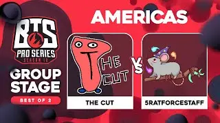 The Cut vs 5RATFORCESTAFF Game 2 - BTS Pro Series 12 AM: Groups w/ Kmart & ET