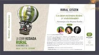 Webinar-presentación: La Gran Kedada Rural 2025: Homenaje a las Mujeres Rurales [12-09-2025]