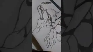 Speed drawing Ghostfreak from Ben 10 #drawing#ghostfreak#ben10#ben10edits