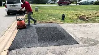How to repair a asphalt driveway 