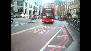 Plaxton President Trident HTP3 on Route 388 at LIverpool Street