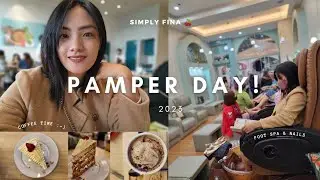Simple Life Diaries #1| Pamper Day out, Nails & Spa *Self care* , Meals in a day, Foodie