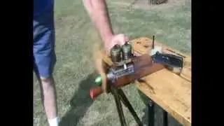 Starting and running the Taplin Twin model diesel engine