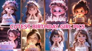 Cutest birthday girl pictures. Birthday girl dp's. #girl #girldp #birthday